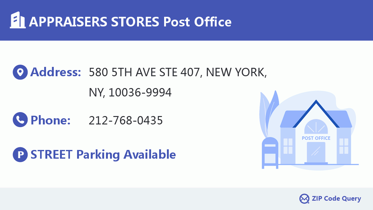 Post Office:APPRAISERS STORES