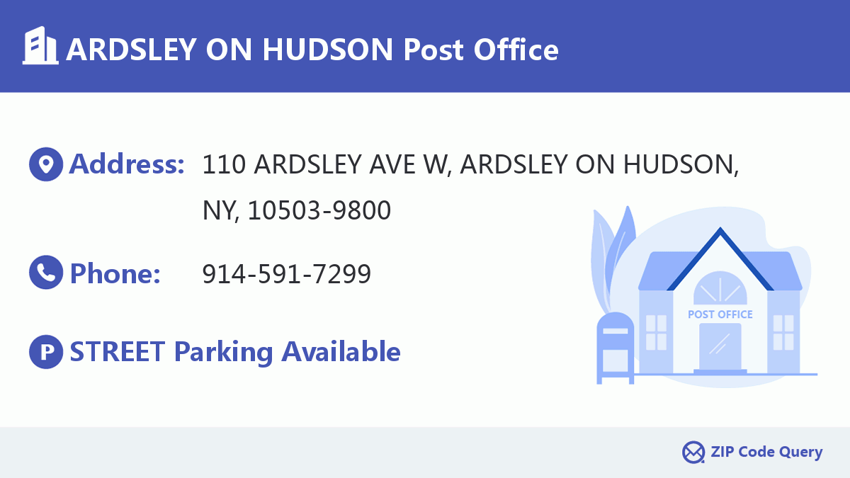 Post Office:ARDSLEY ON HUDSON