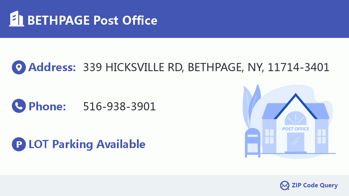 Post Office:BETHPAGE