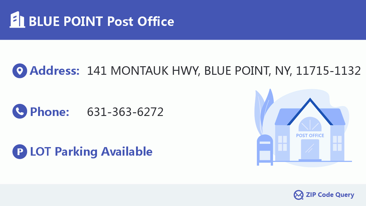 Post Office:BLUE POINT