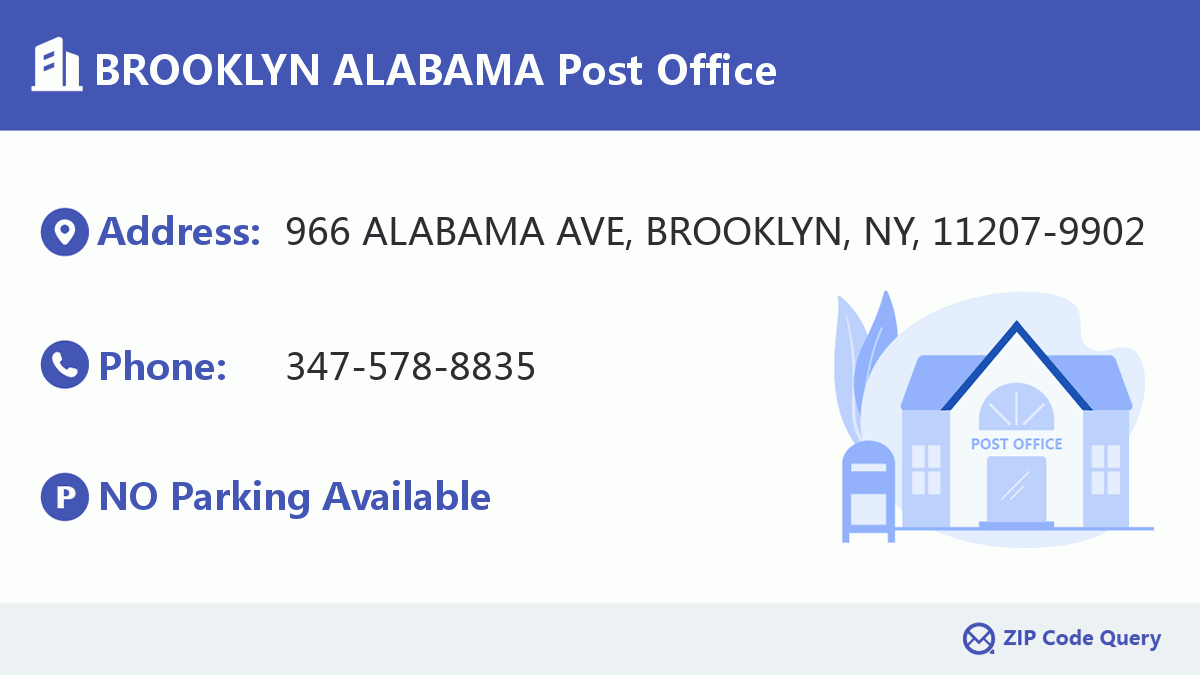 Post Office:BROOKLYN ALABAMA