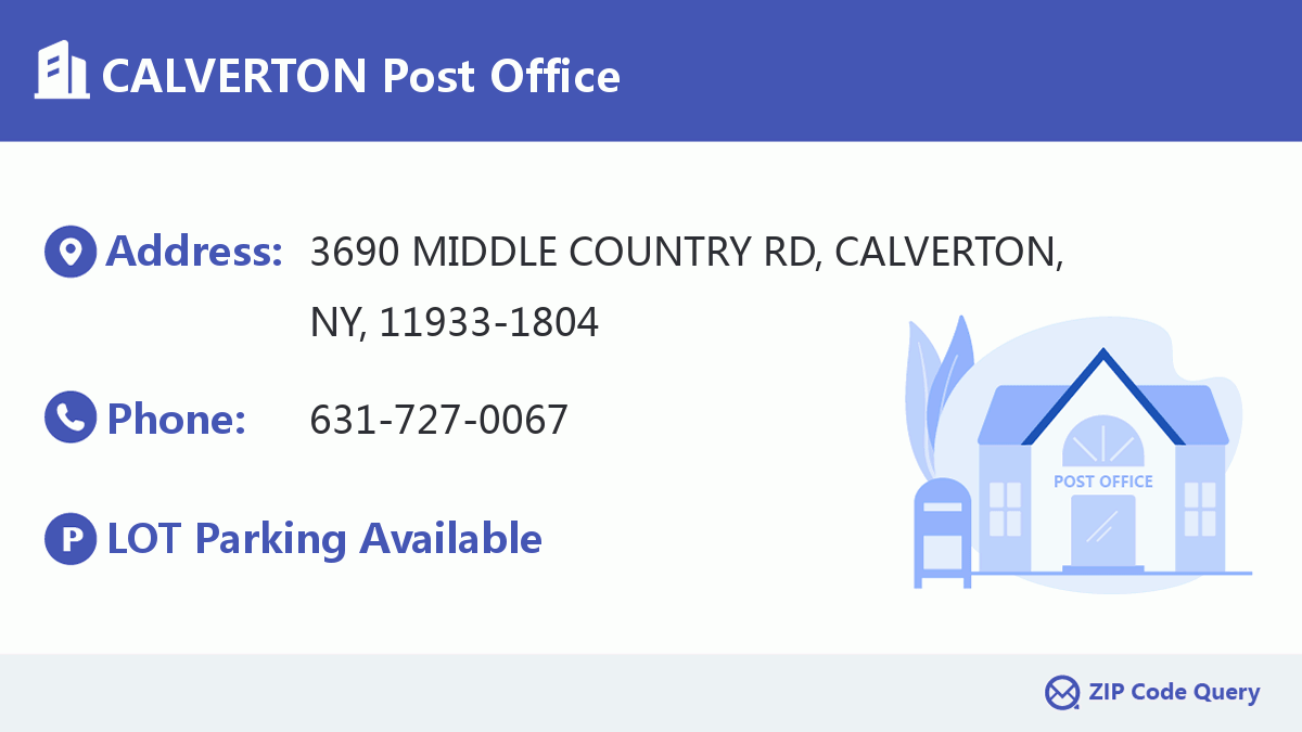Post Office:CALVERTON