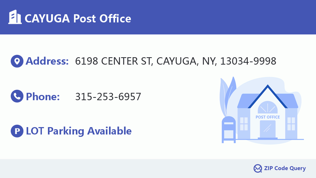 Post Office:CAYUGA
