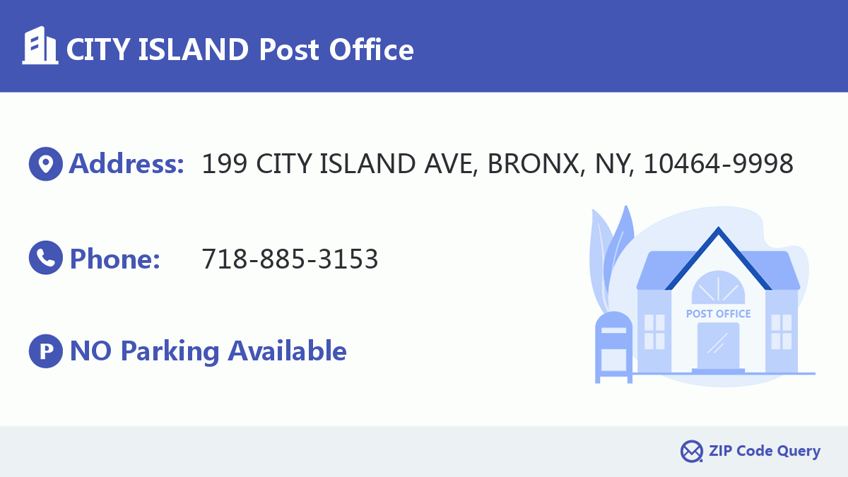 Post Office:CITY ISLAND