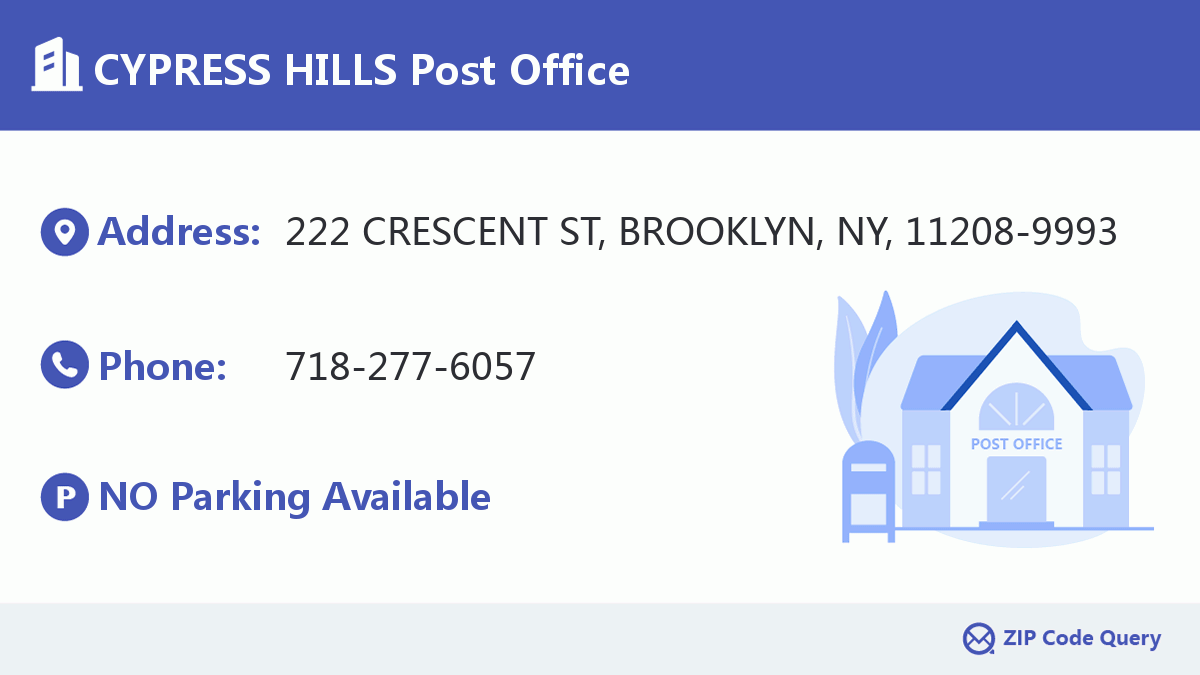 Post Office:CYPRESS HILLS