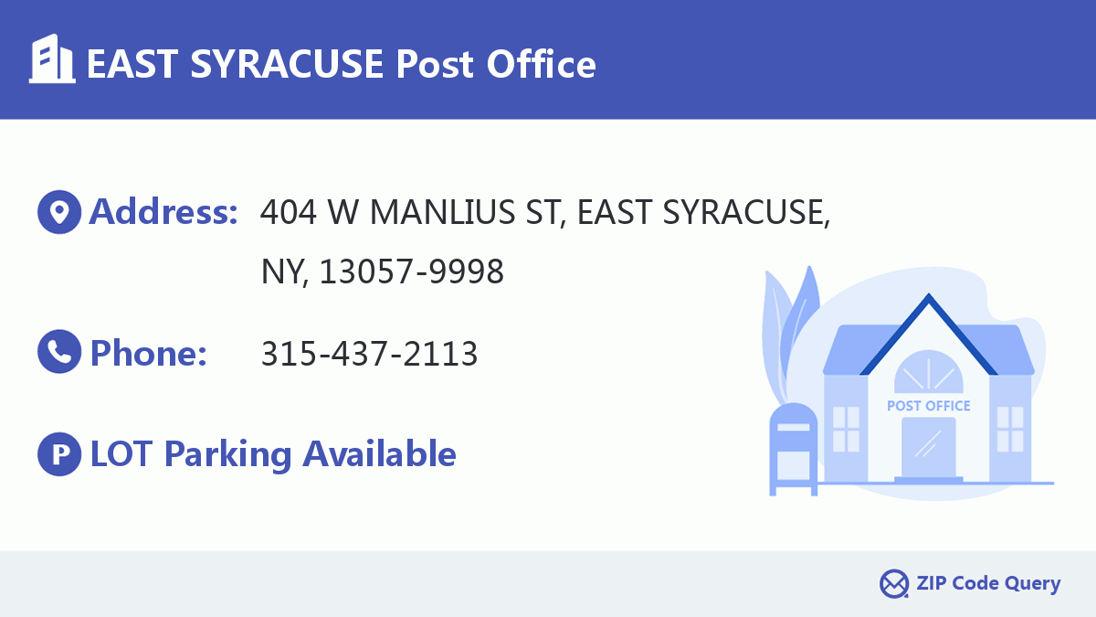 Post Office:EAST SYRACUSE