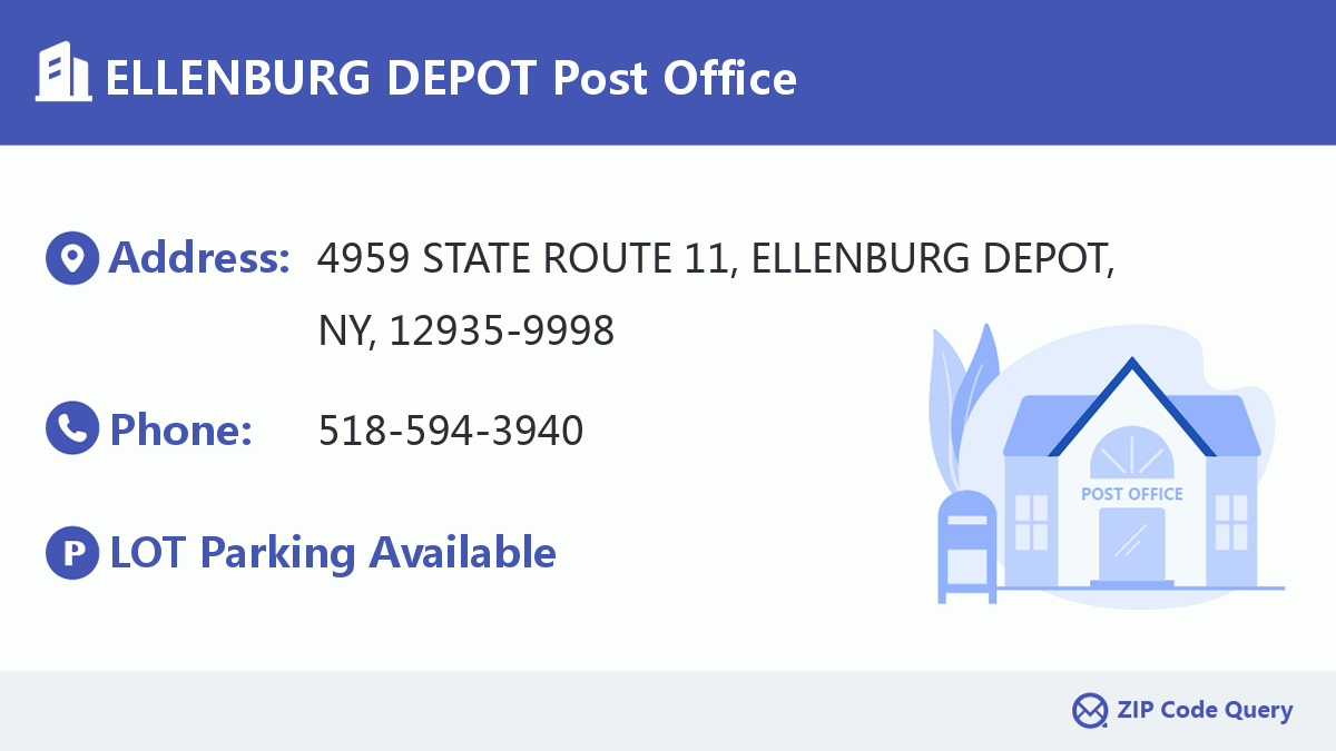 Post Office:ELLENBURG DEPOT