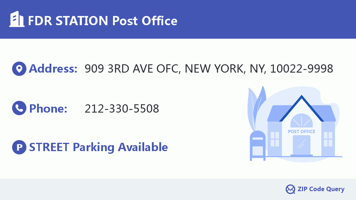 Post Office:FDR STATION