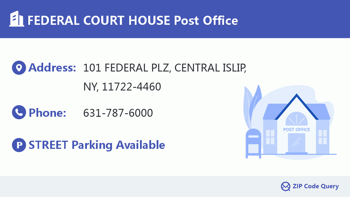 Post Office:FEDERAL COURT HOUSE