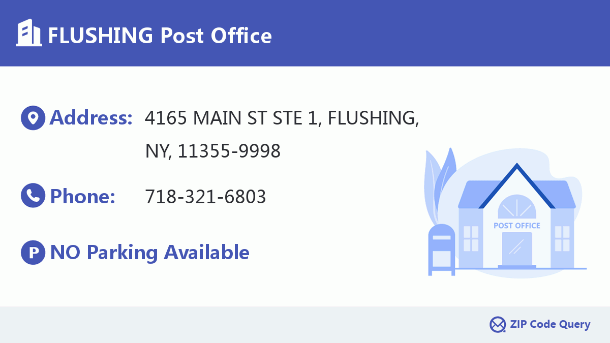 Post Office:FLUSHING