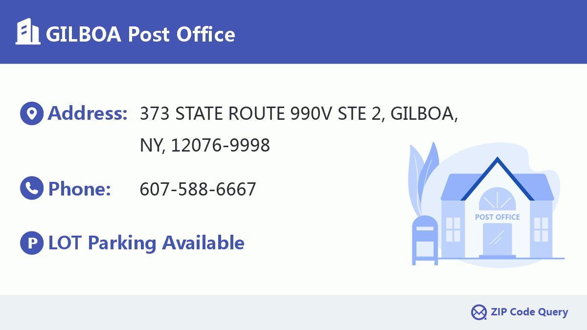 Post Office:GILBOA