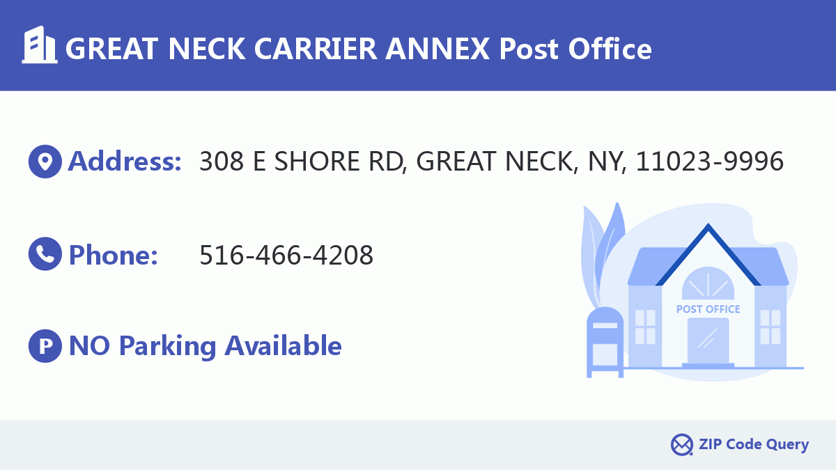 Post Office:GREAT NECK CARRIER ANNEX