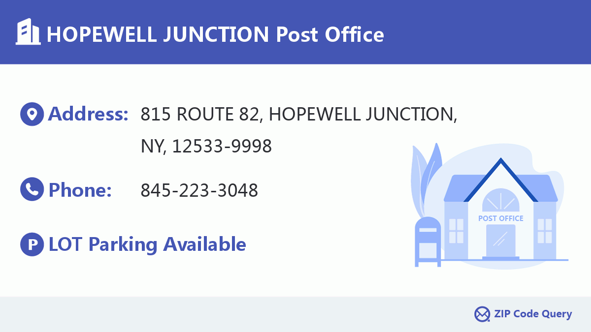 Post Office:HOPEWELL JUNCTION