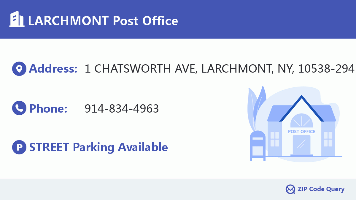 Post Office:LARCHMONT