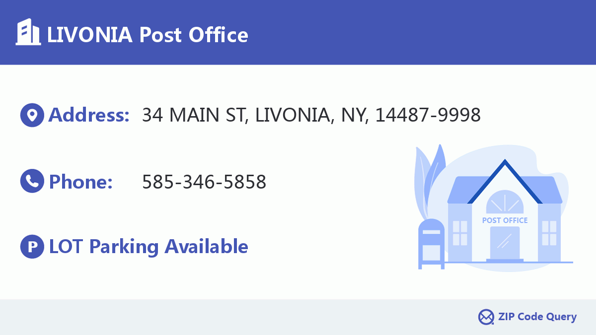 Post Office:LIVONIA
