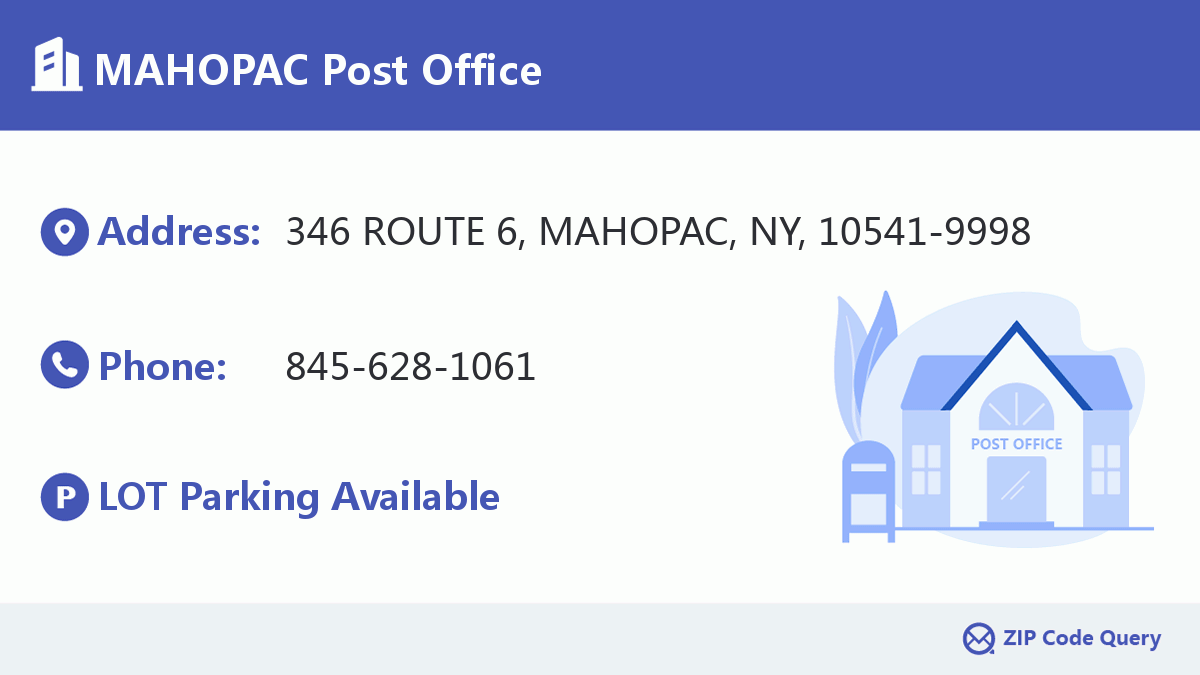Post Office:MAHOPAC