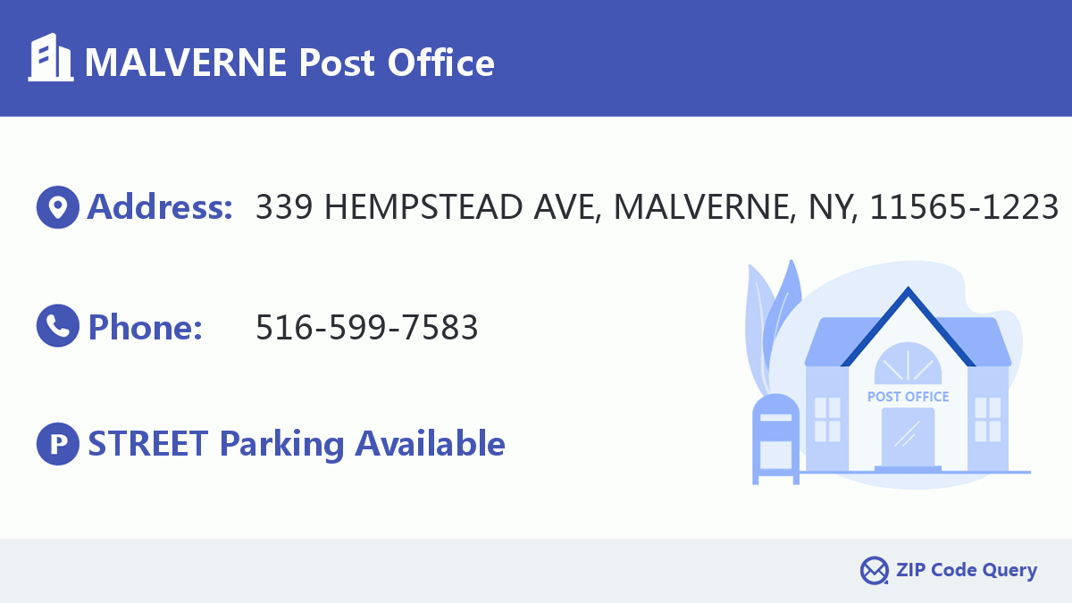 Post Office:MALVERNE