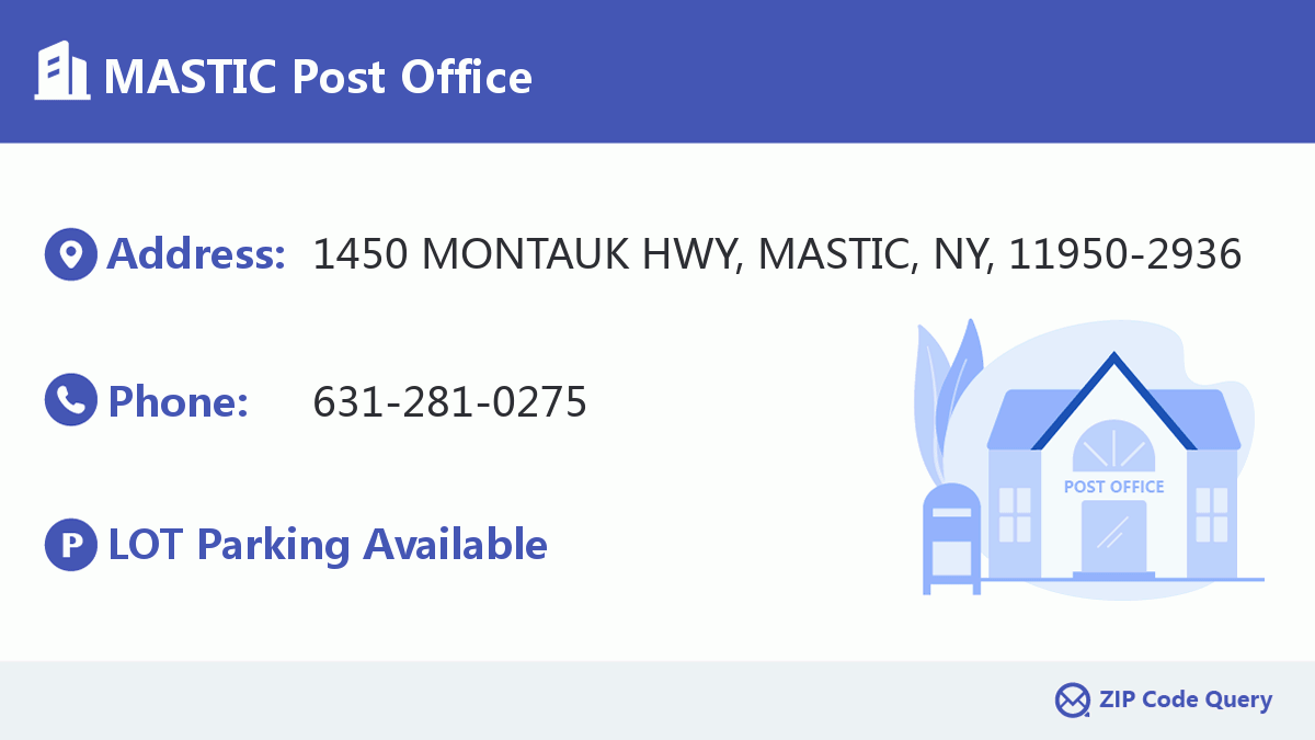 Post Office:MASTIC