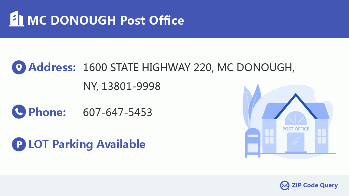 Post Office:MC DONOUGH