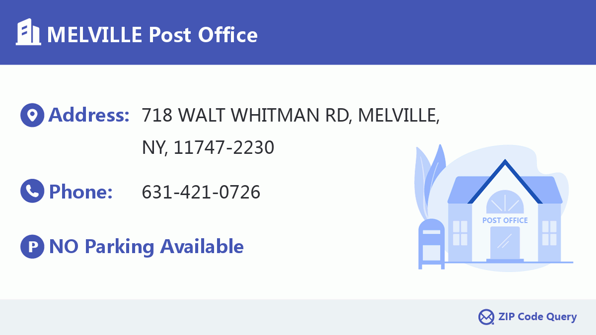 Post Office:MELVILLE