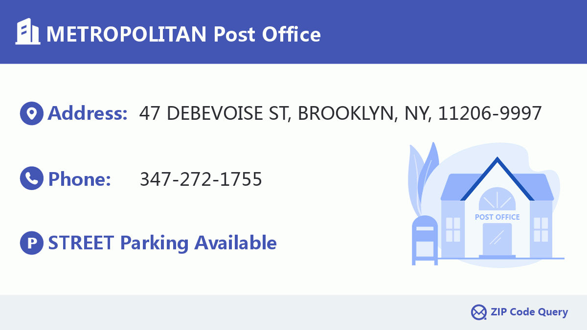 Post Office:METROPOLITAN