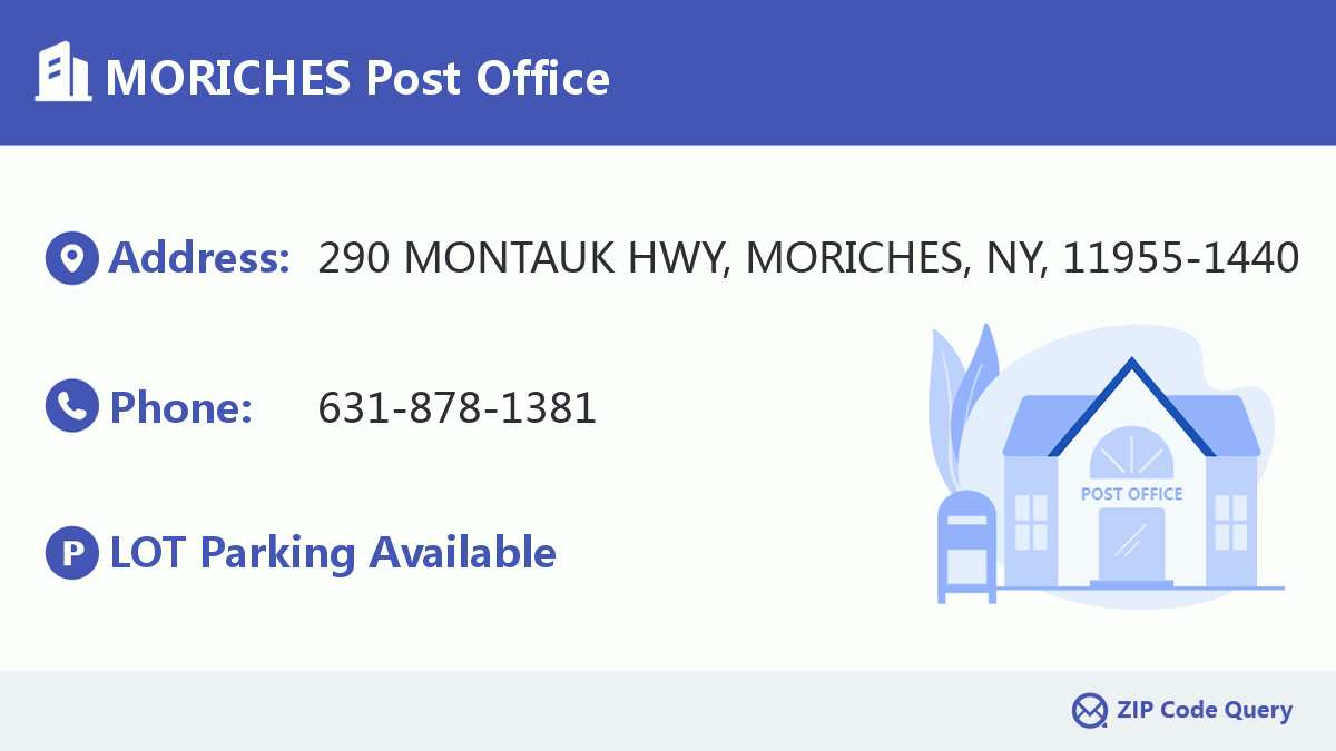 Post Office:MORICHES