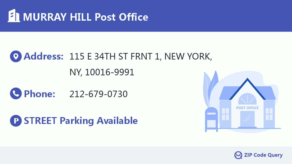 Post Office:MURRAY HILL