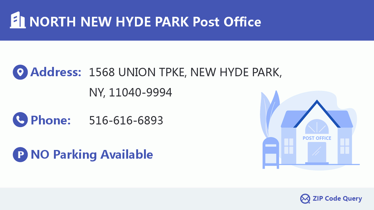 Post Office:NORTH NEW HYDE PARK