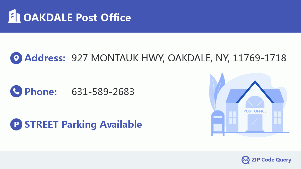 Post Office:OAKDALE