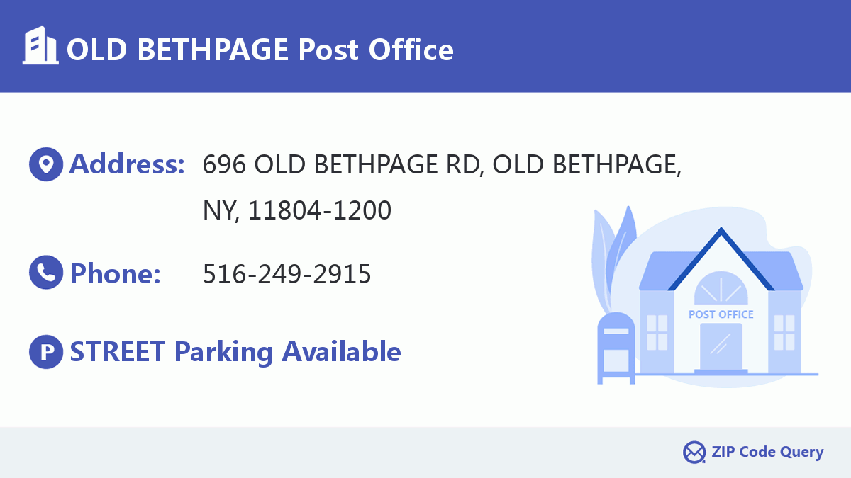 Post Office:OLD BETHPAGE