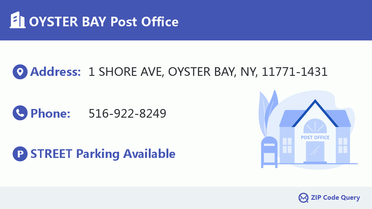 Post Office:OYSTER BAY