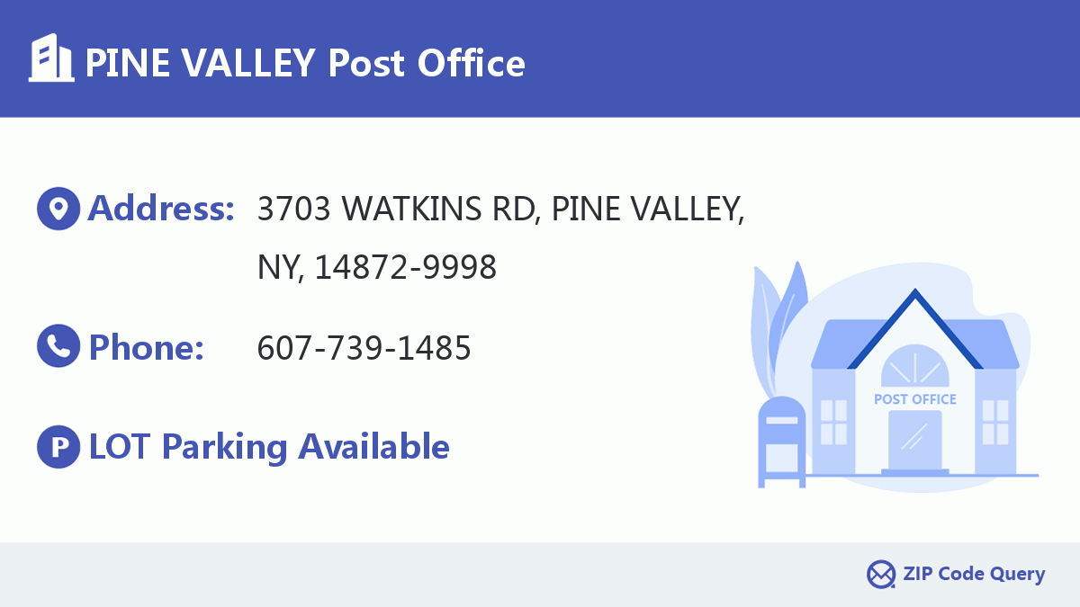 Post Office:PINE VALLEY
