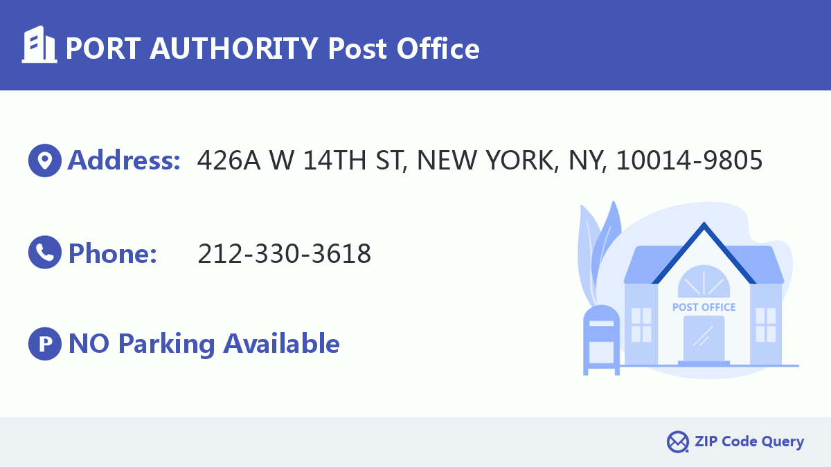 Post Office:PORT AUTHORITY