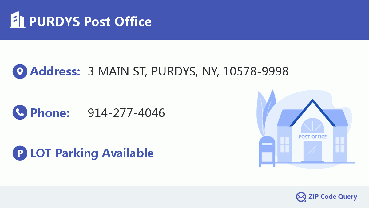Post Office:PURDYS
