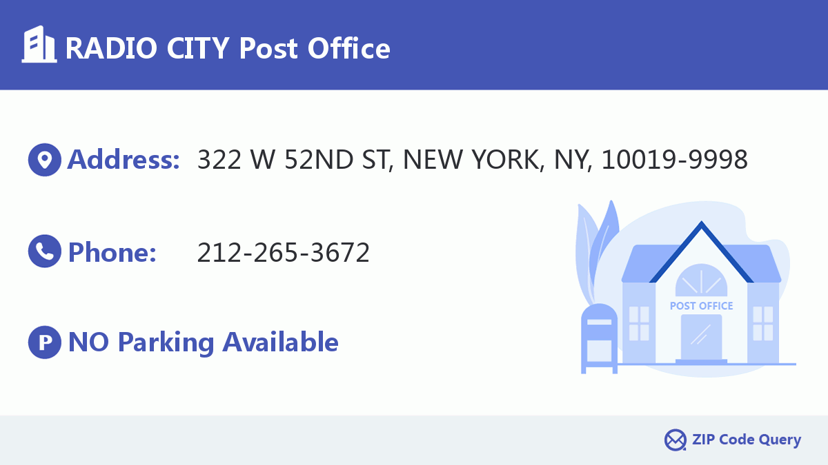Post Office:RADIO CITY