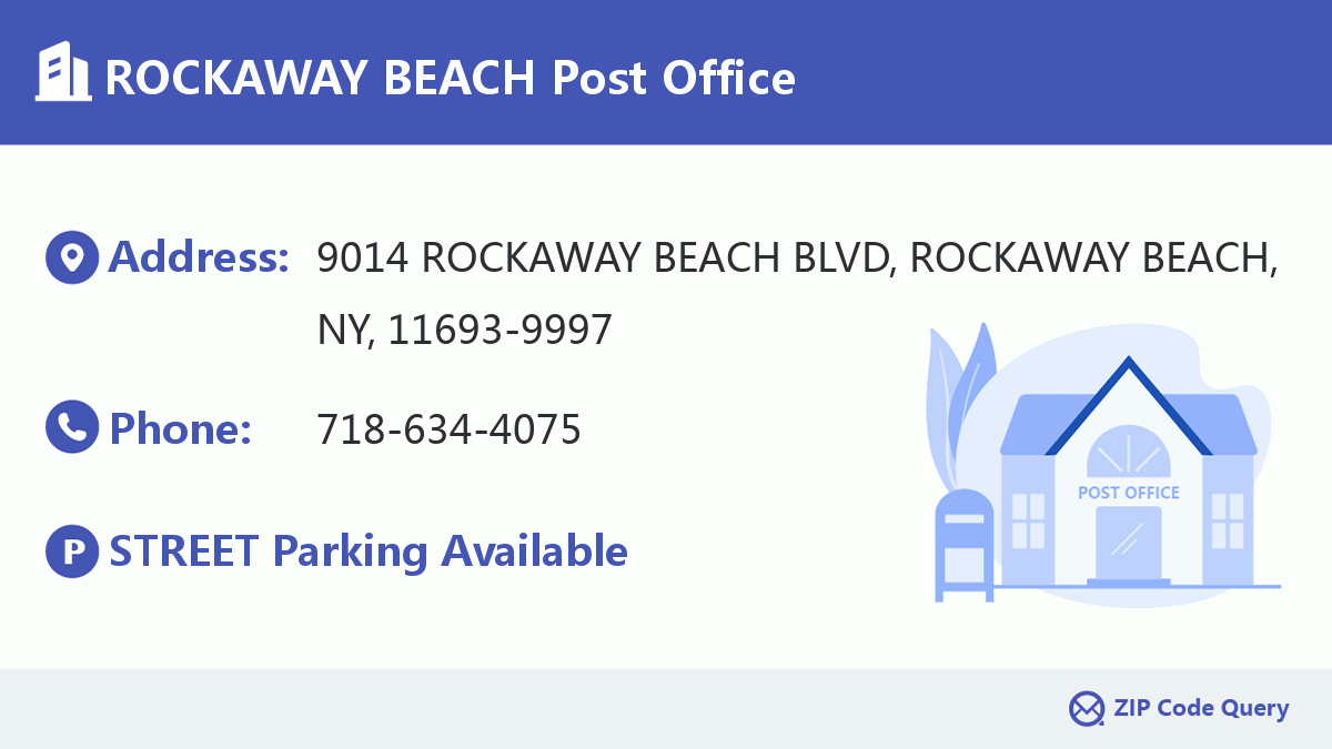 Post Office:ROCKAWAY BEACH