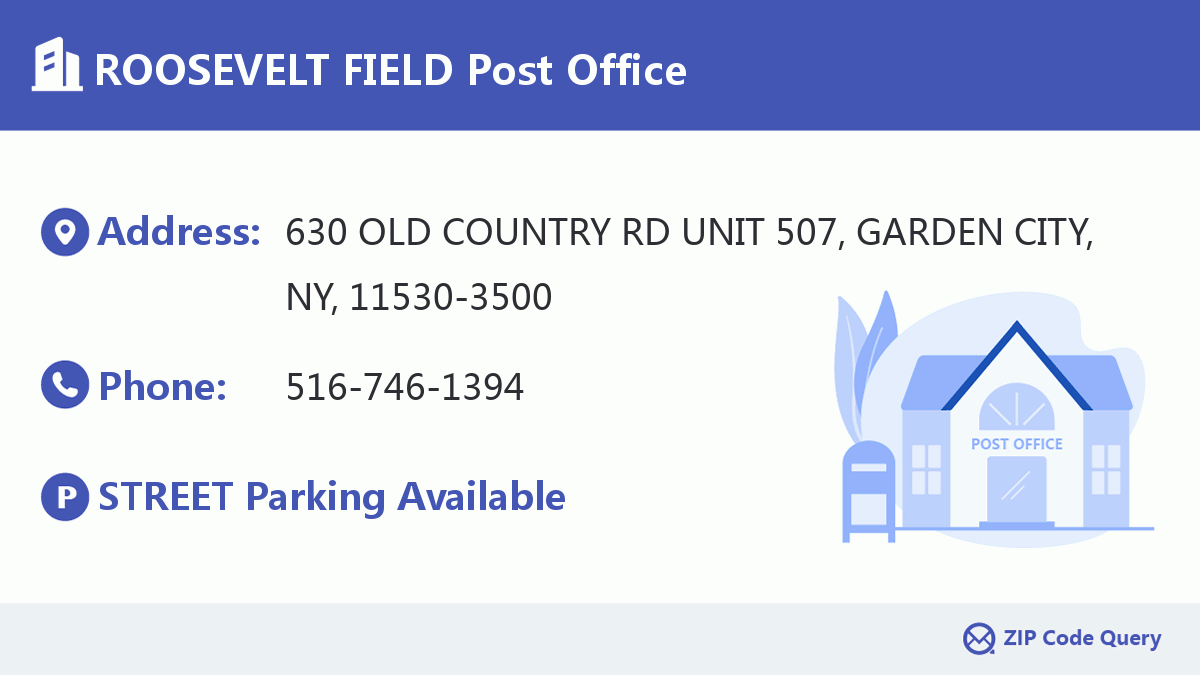 Post Office:ROOSEVELT FIELD