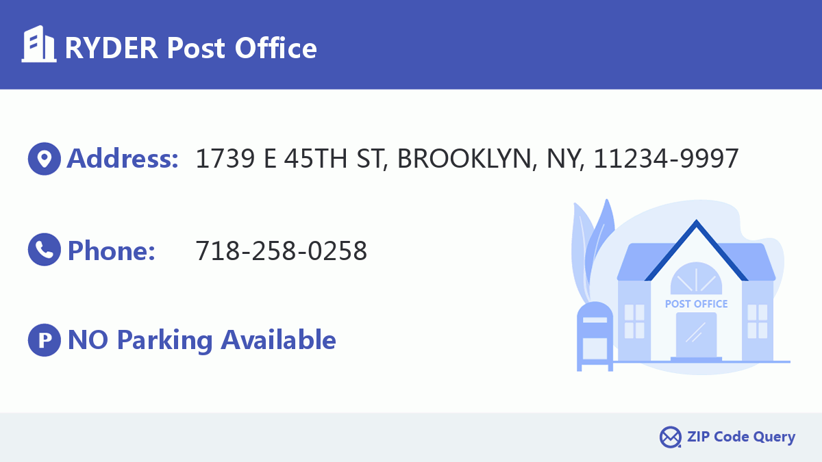 Post Office:RYDER