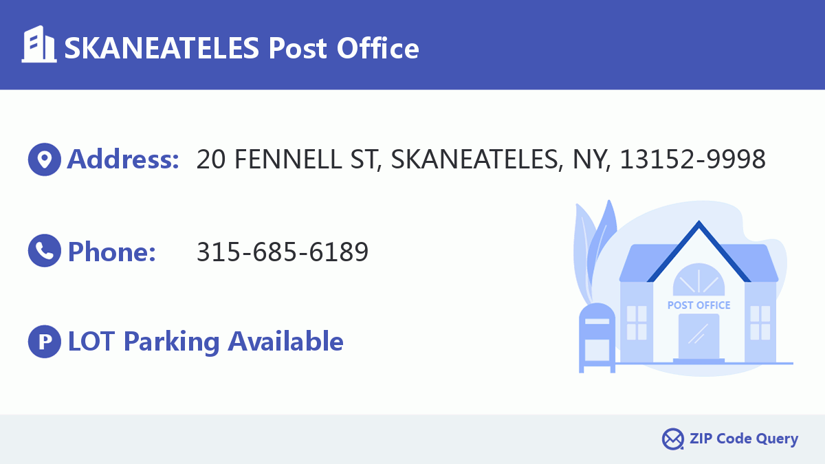 Post Office:SKANEATELES