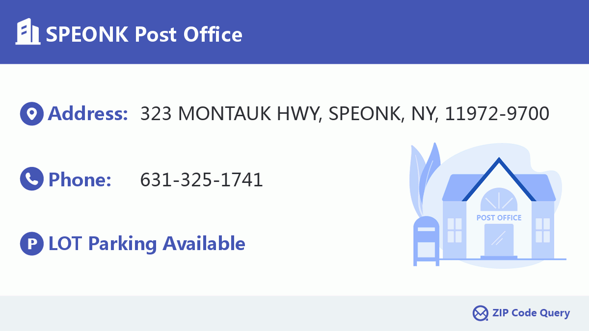Post Office:SPEONK