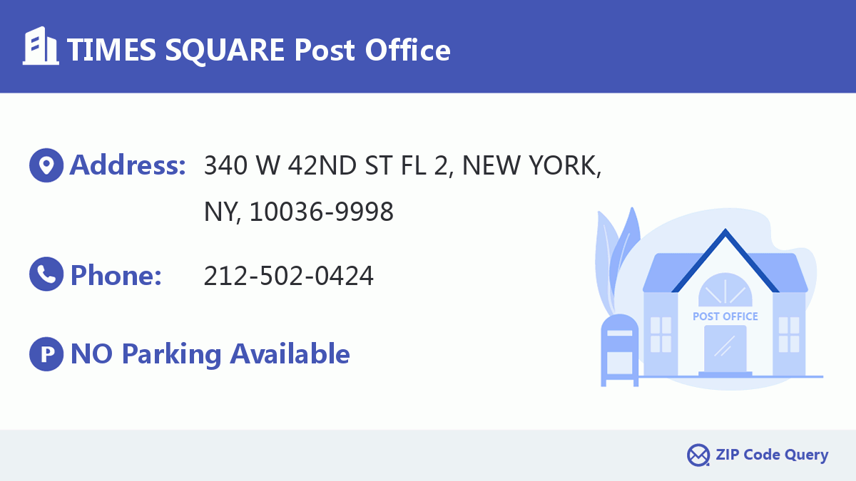 Post Office:TIMES SQUARE