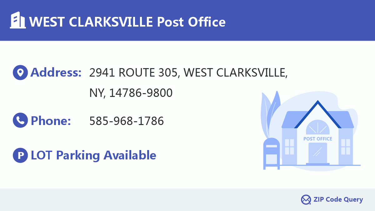 Post Office:WEST CLARKSVILLE