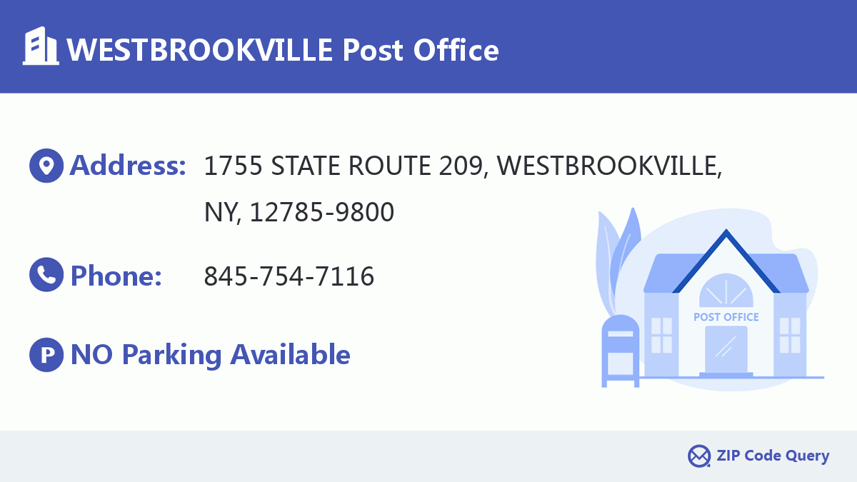 Post Office:WESTBROOKVILLE