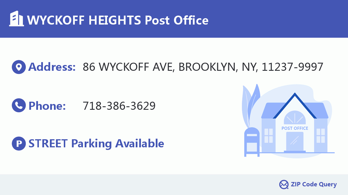 Post Office:WYCKOFF HEIGHTS