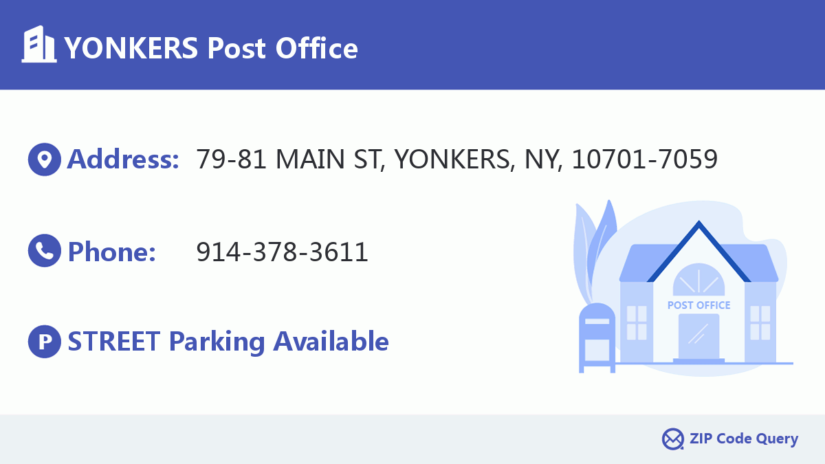 Post Office:YONKERS